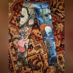HORROR FILM HALLOWEEN LEGGINGS sz medium